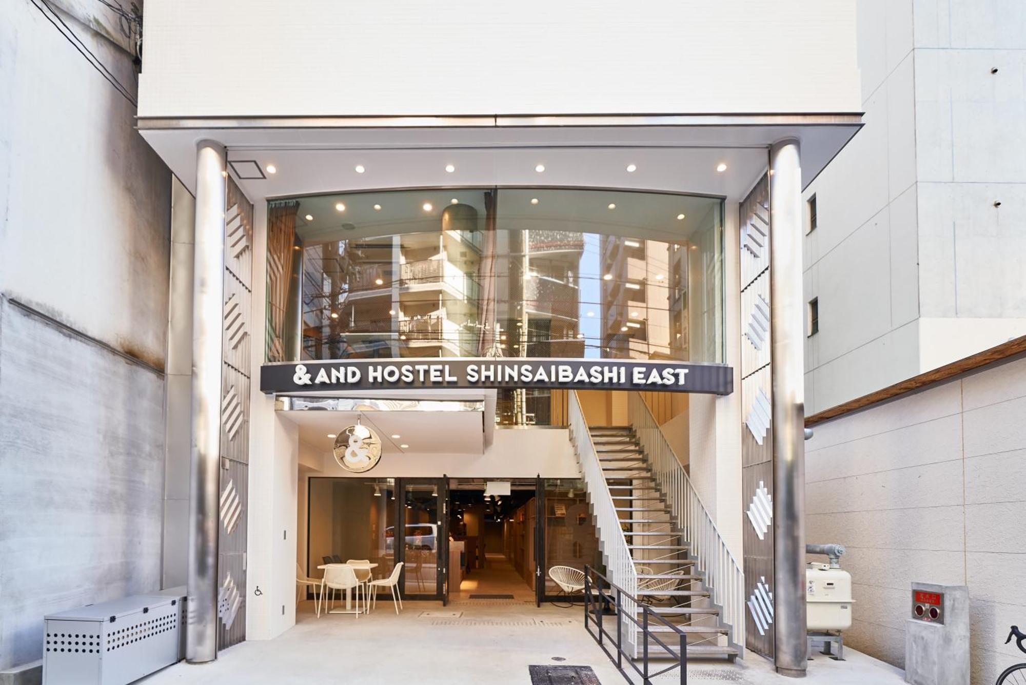 &And Hostel Shinsaibashi East Osaka Exterior foto