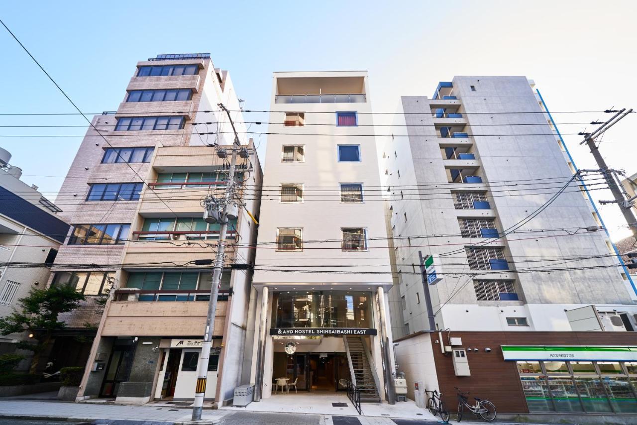 &And Hostel Shinsaibashi East Osaka Exterior foto